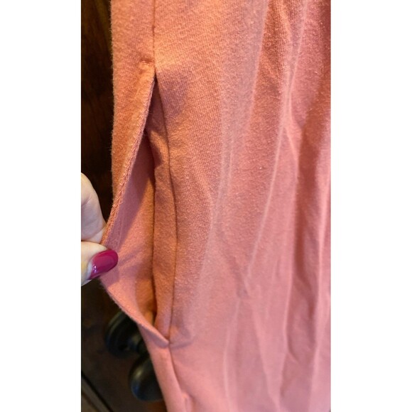 A New Day Tank Dress Plus Size XXL T Shirt Sleeveless Salmon Pink Gathered Waist - Picture 4 of 10